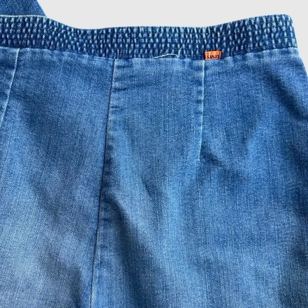 Vintage 70s Levi’s Orange Tab Sailor High Rise Wide Leg Patch Pocket Denim Pants